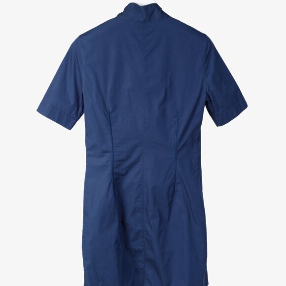 Acne Studios SS/16 Rane Blue Poplin Full-Zip Mini Dress - Picture 2 of 9